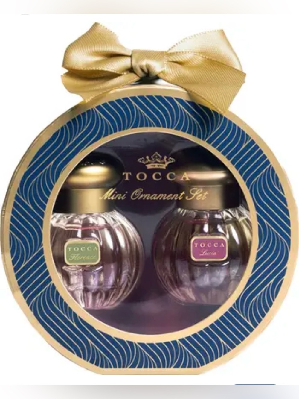 NIB Tocca Mini Eau De Parfum Ornament Set 2 x 0.17 Fl oz